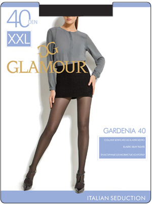 Колготки GLAMOUR Gardenia 40 XXL