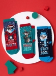 Детские носки OMSA Kids 21N65 Санта, Олень, Снеговик